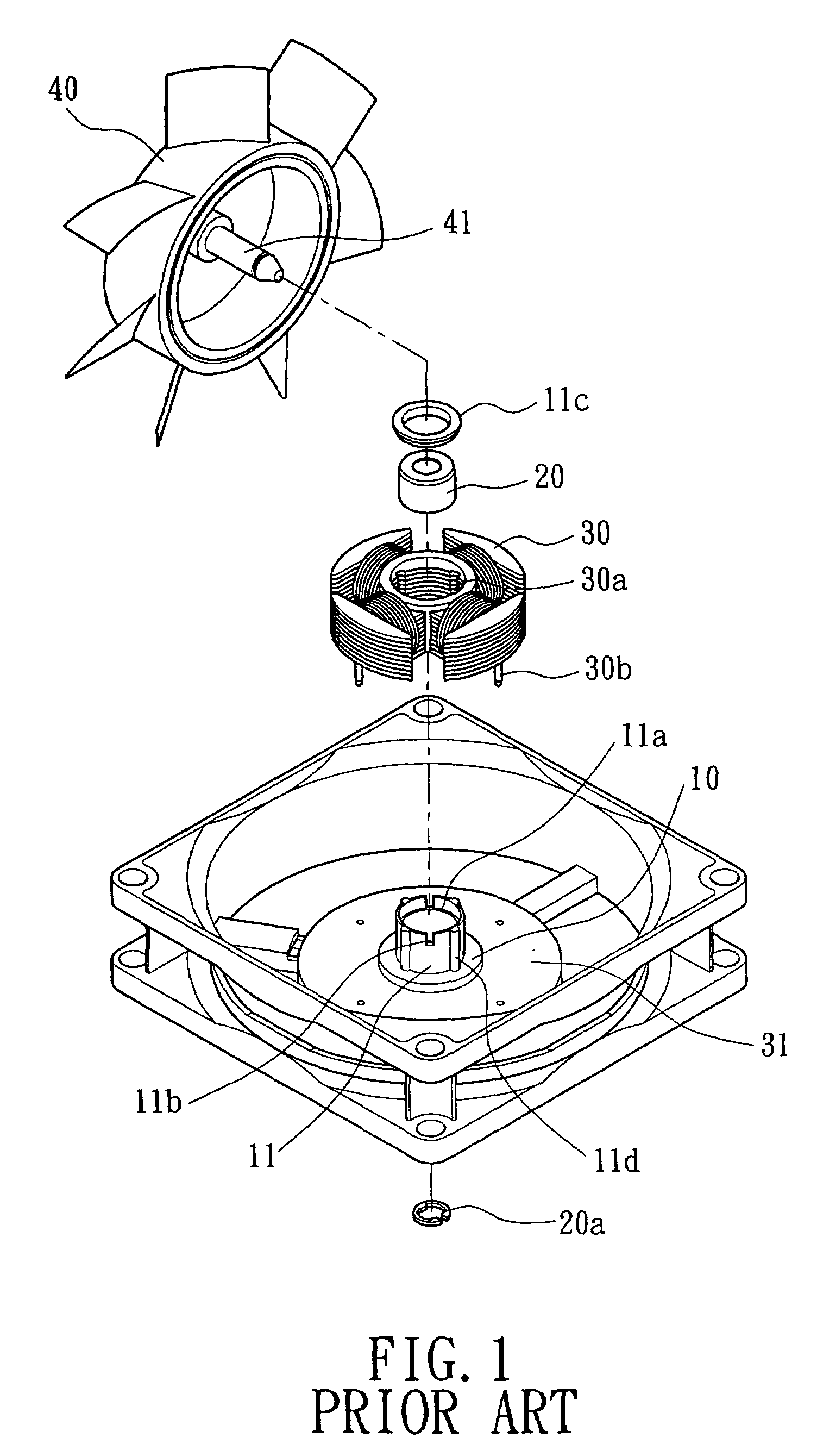 Axial tube assembly for a motor