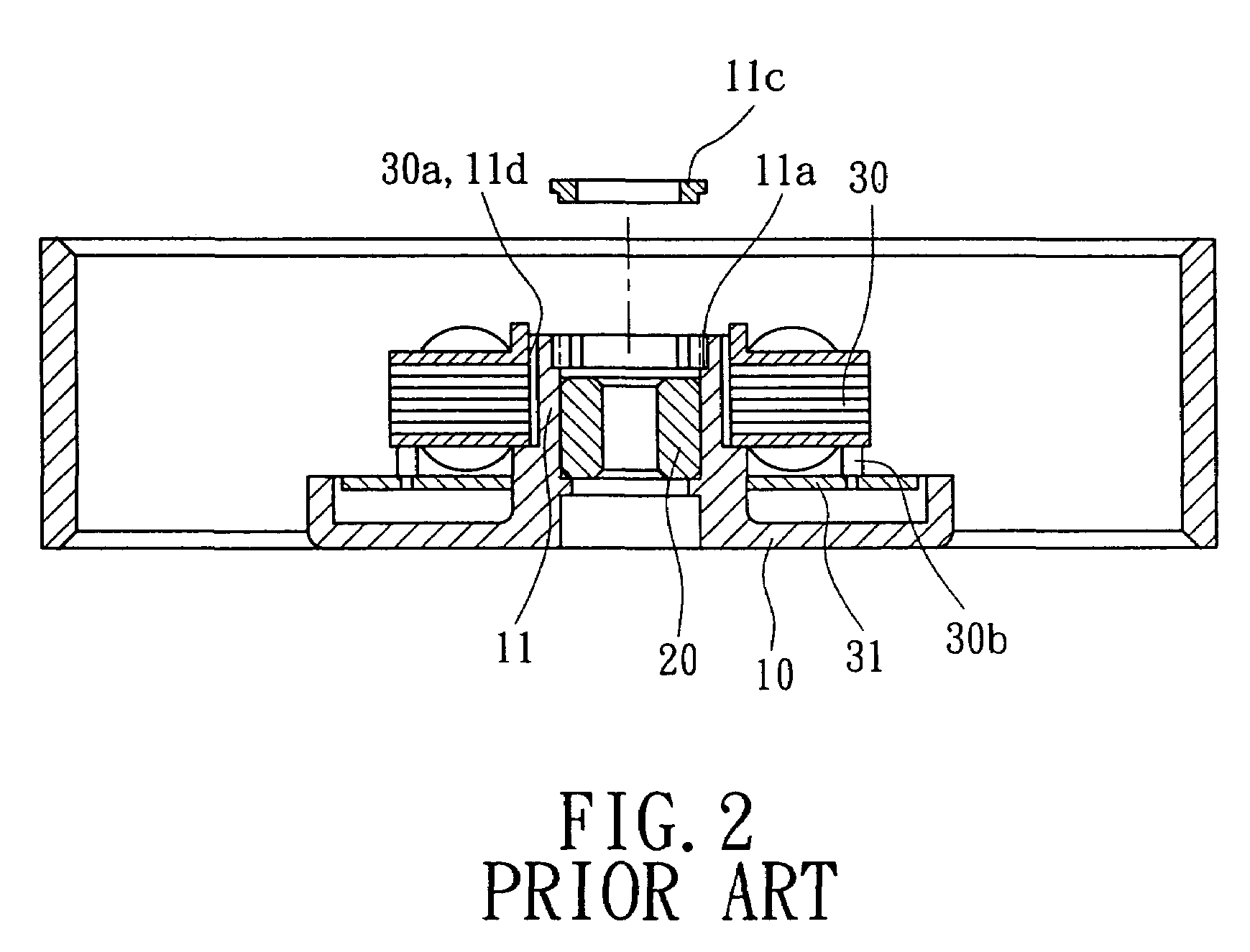 Axial tube assembly for a motor