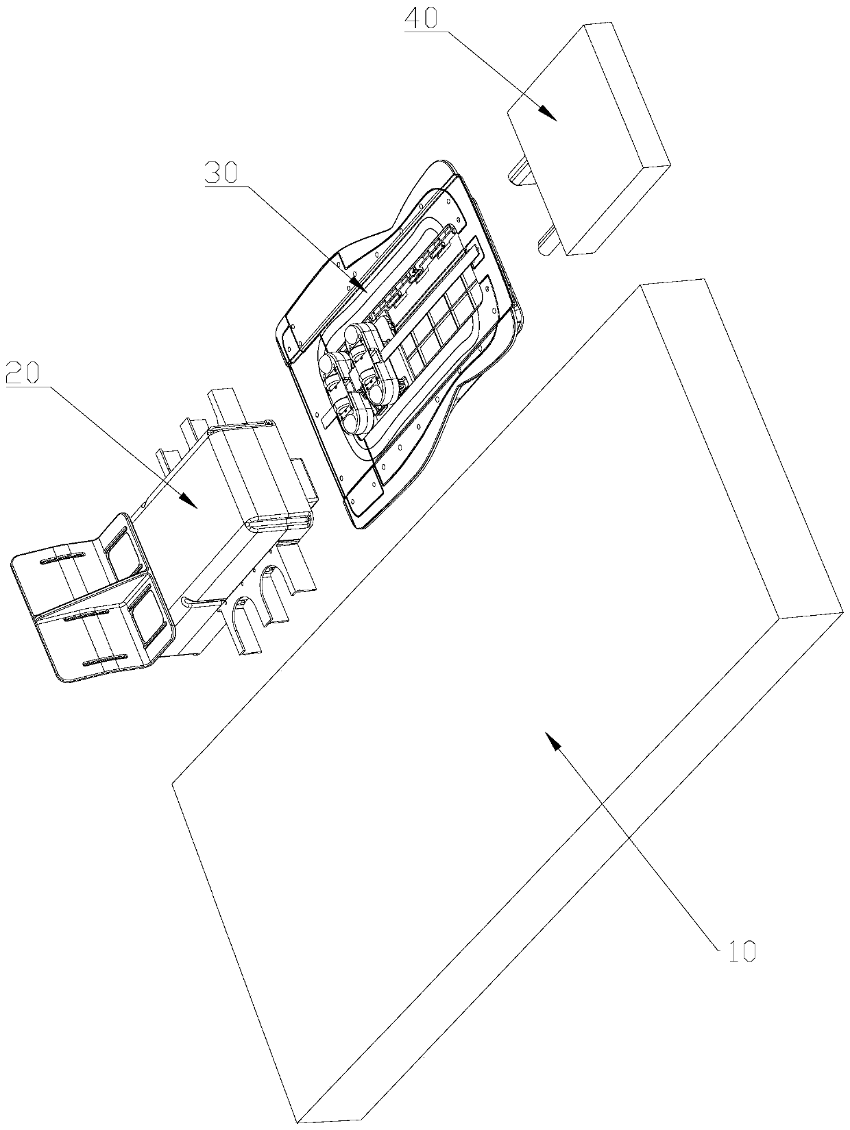 Spinal balance adjustment bed based on foot pushing and pulling and balance adjustment method thereof