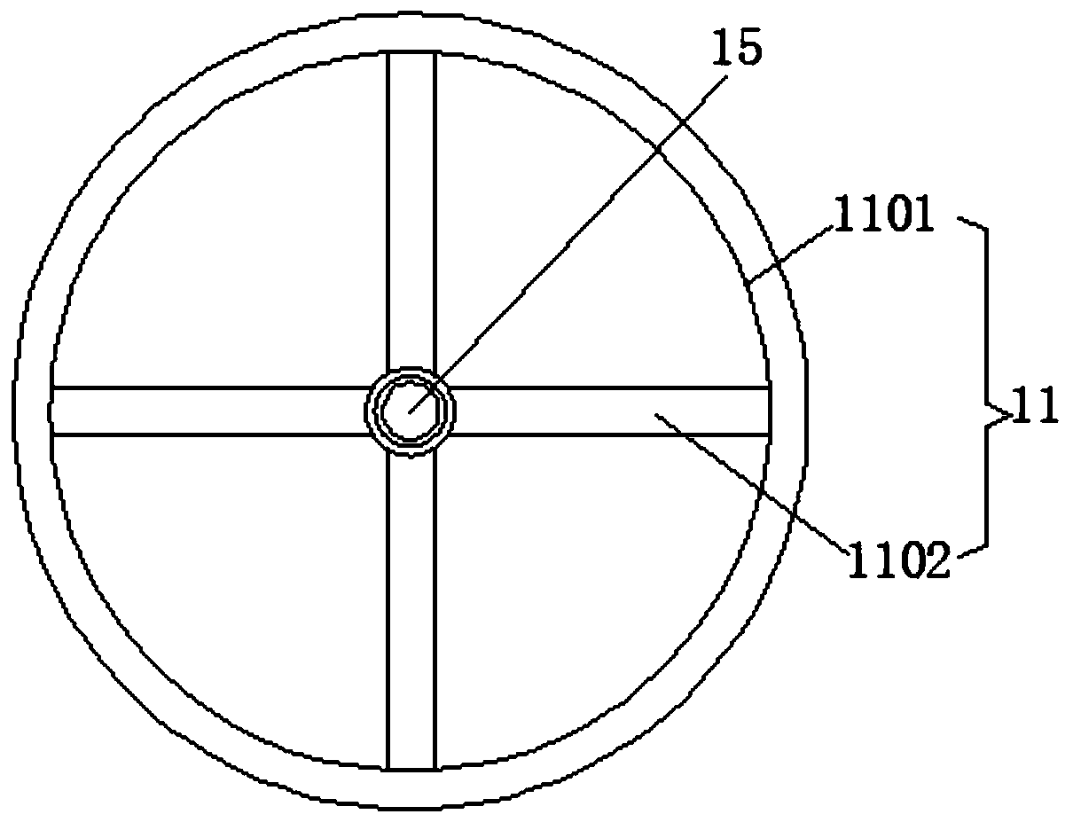 Quartz sand rapid cleaning and stirring device and cleaning and stirring method