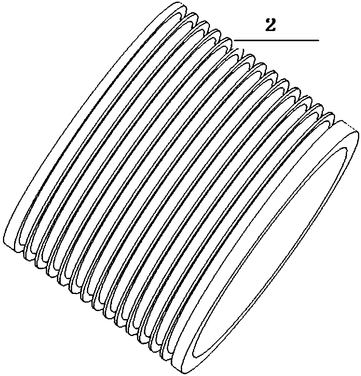 High-temperature-resistant all-tungsten plasma-oriented reactor