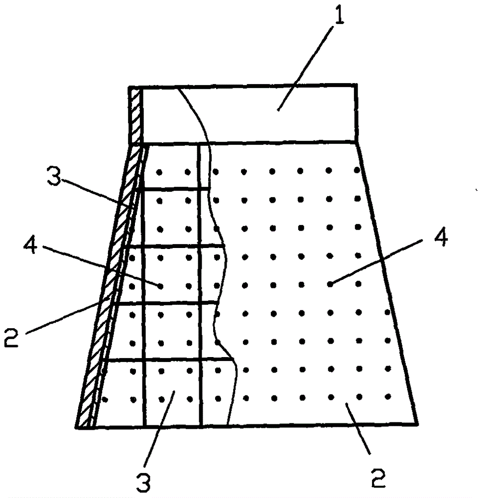 Wear-resisting wind guide cone with replaceable lining plate