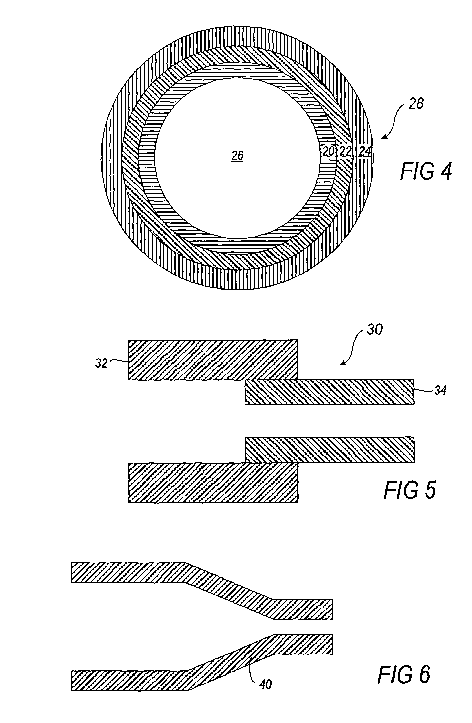 Co-extruded taper shaft