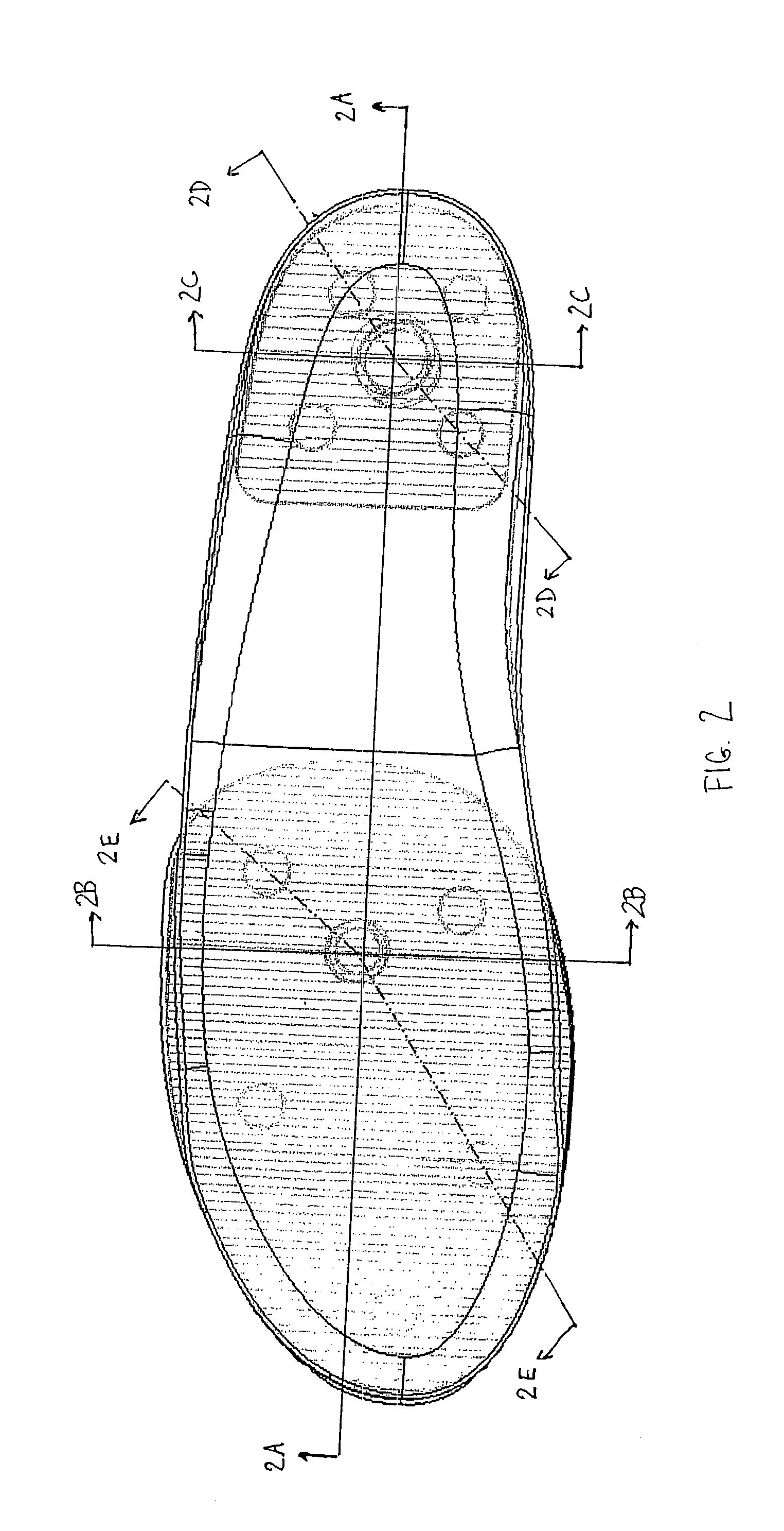 Shoe sole with pivotal ground engaging plate