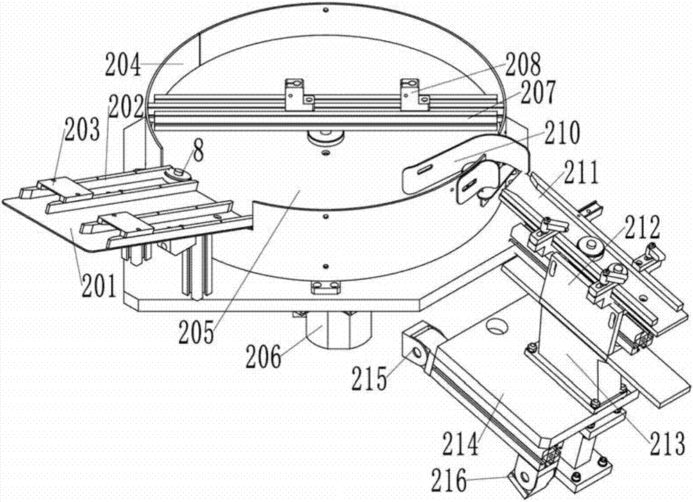 Pipe barrel and bottom valve assembling machine with video monitoring function