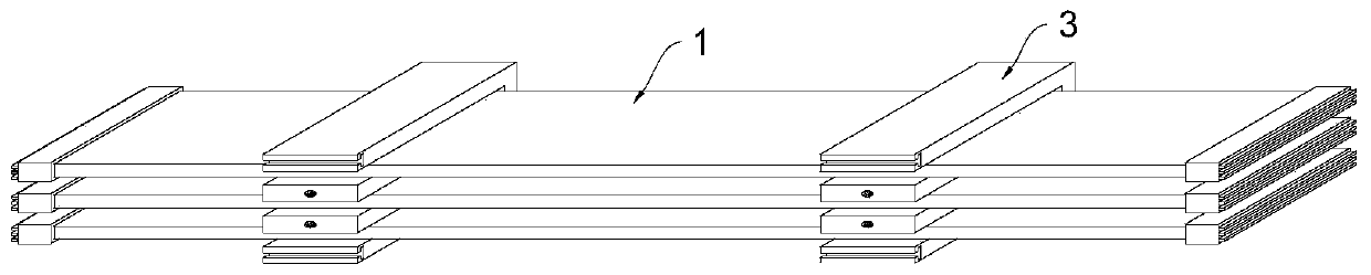 Flexible flat wire with good wear-resistant and compression-resistant effects