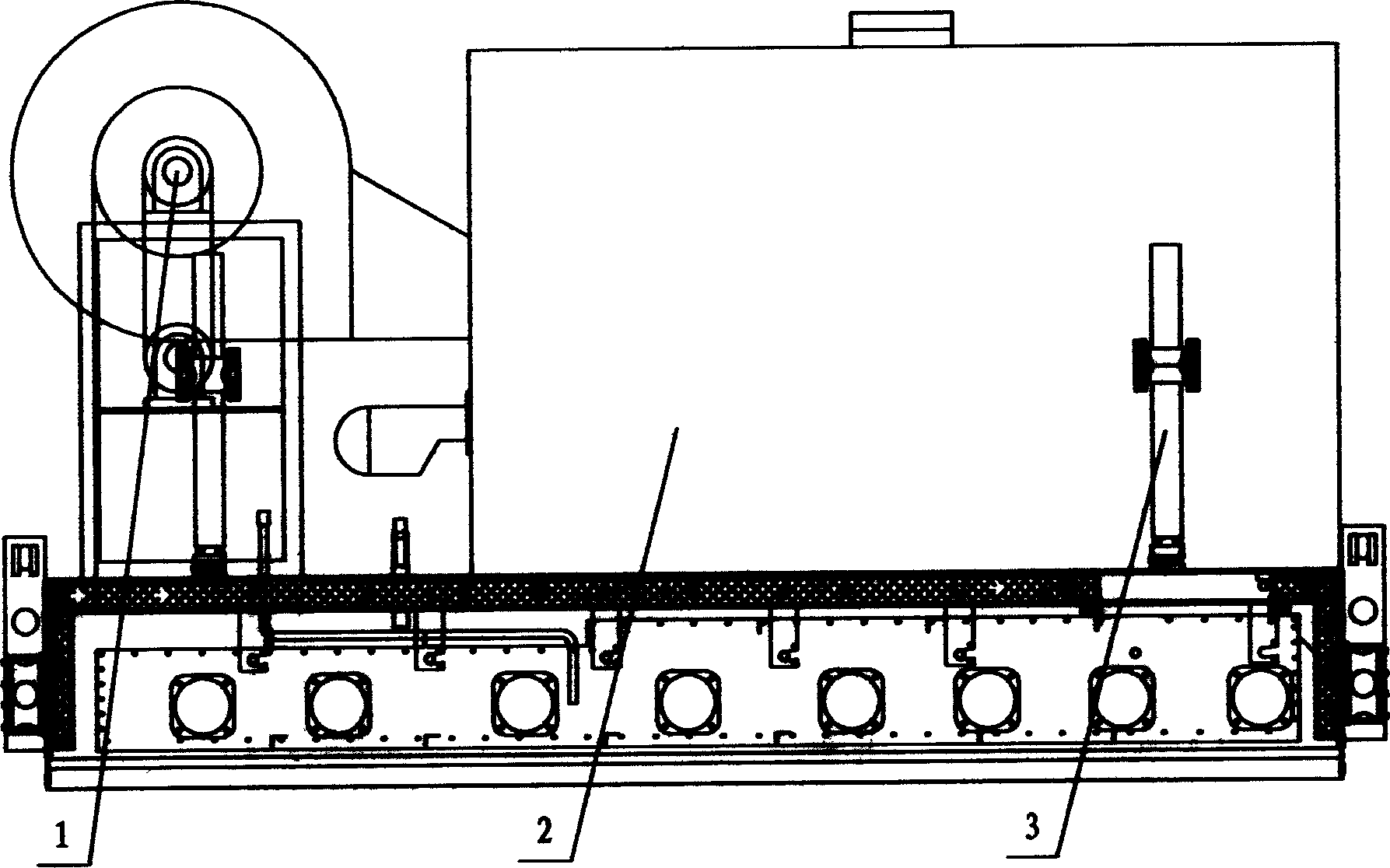 Heater of heat recovery for asphalt pavement