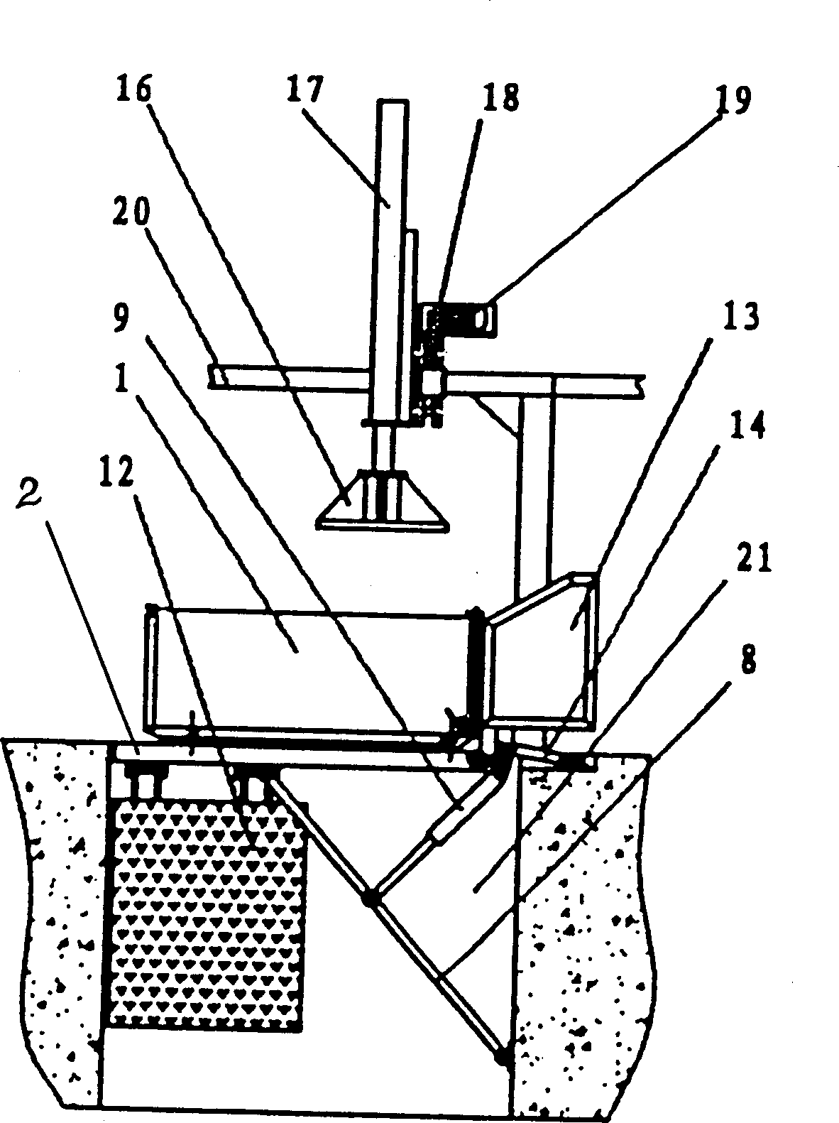 Vertical tilting transport apparatus for domestic refuse