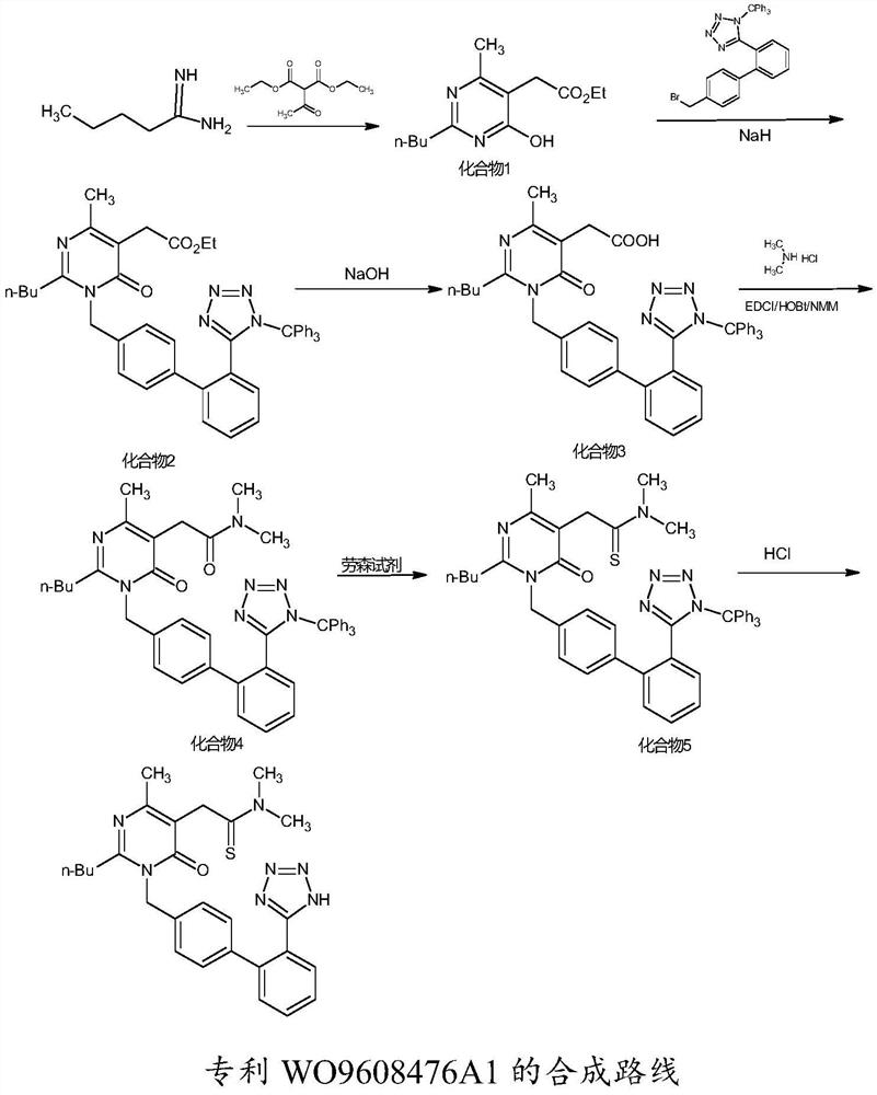 A kind of synthetic method of Fimasartan