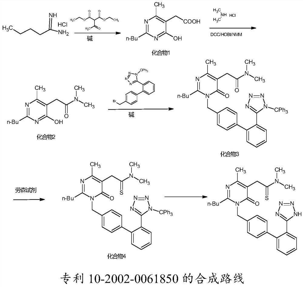 A kind of synthetic method of Fimasartan