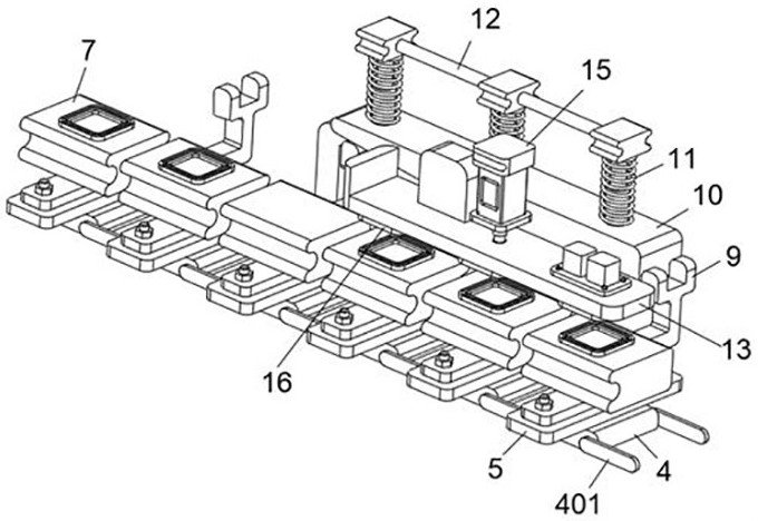 High-speed four-edge sealing reciprocating tracking heat sealing mechanism