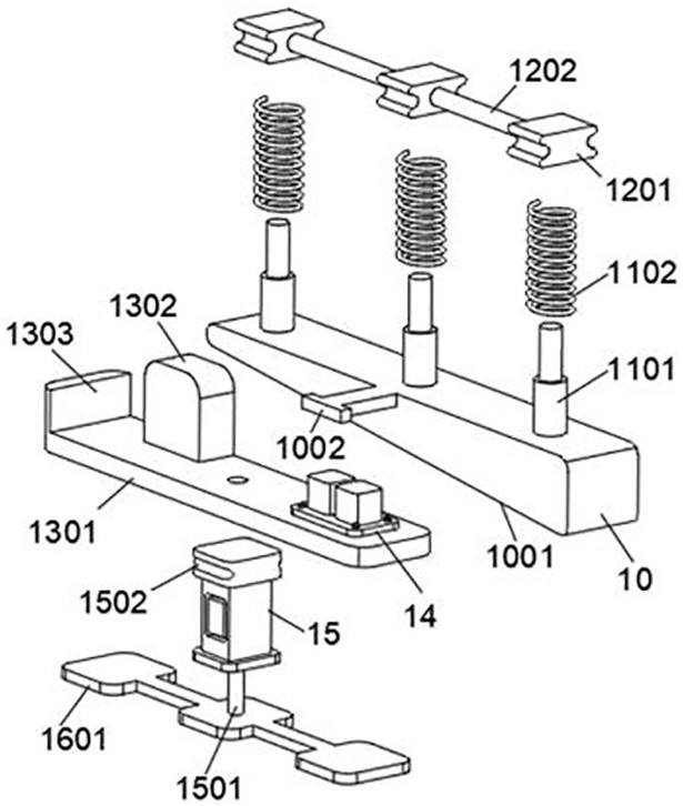 High-speed four-edge sealing reciprocating tracking heat sealing mechanism