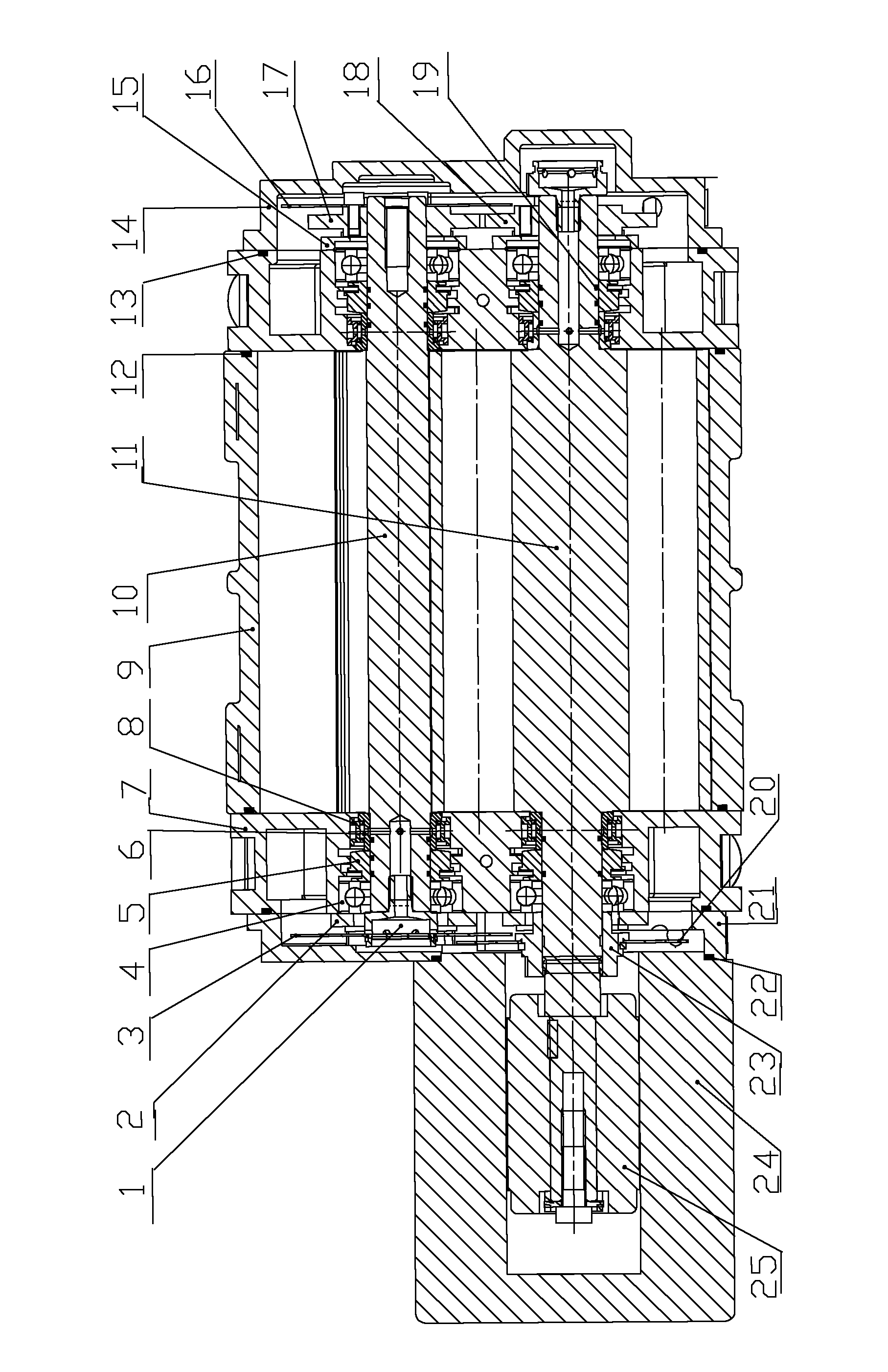 Roots vacuum pump