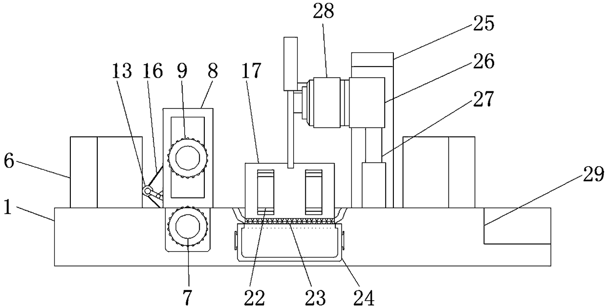 Water pipe cutting device capable of achieving precise guiding and avoiding water pipe brittle failure