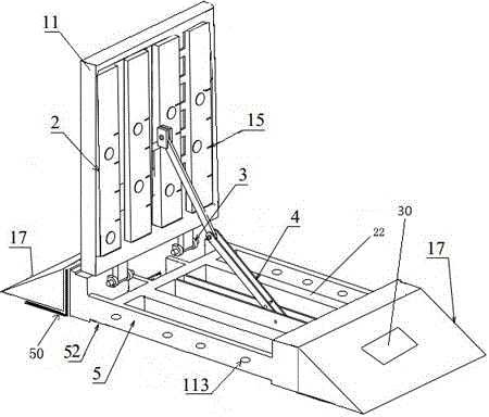 Modular automatic water retaining device