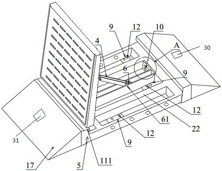 Modular automatic water retaining device