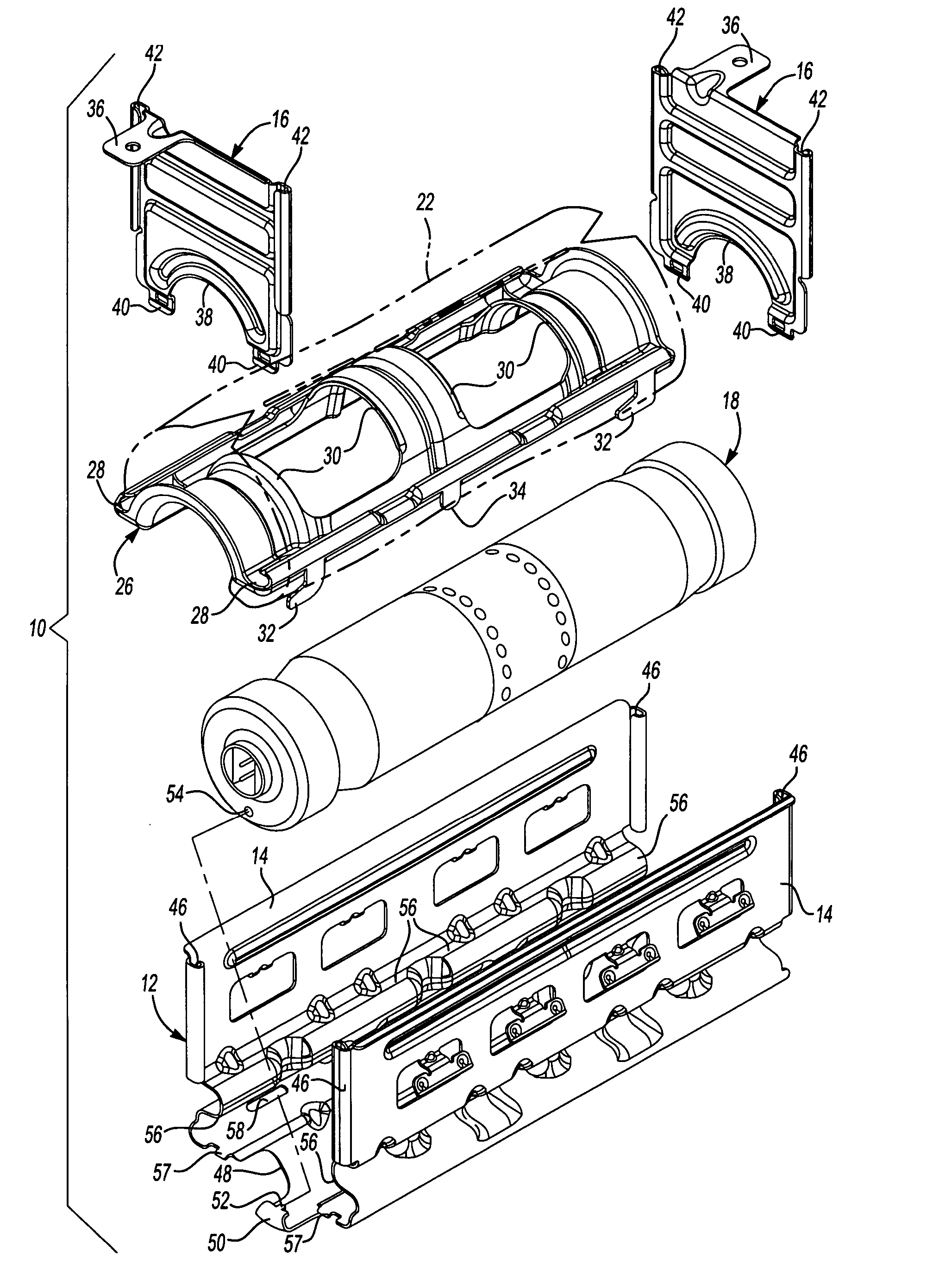 Passenger airbag module