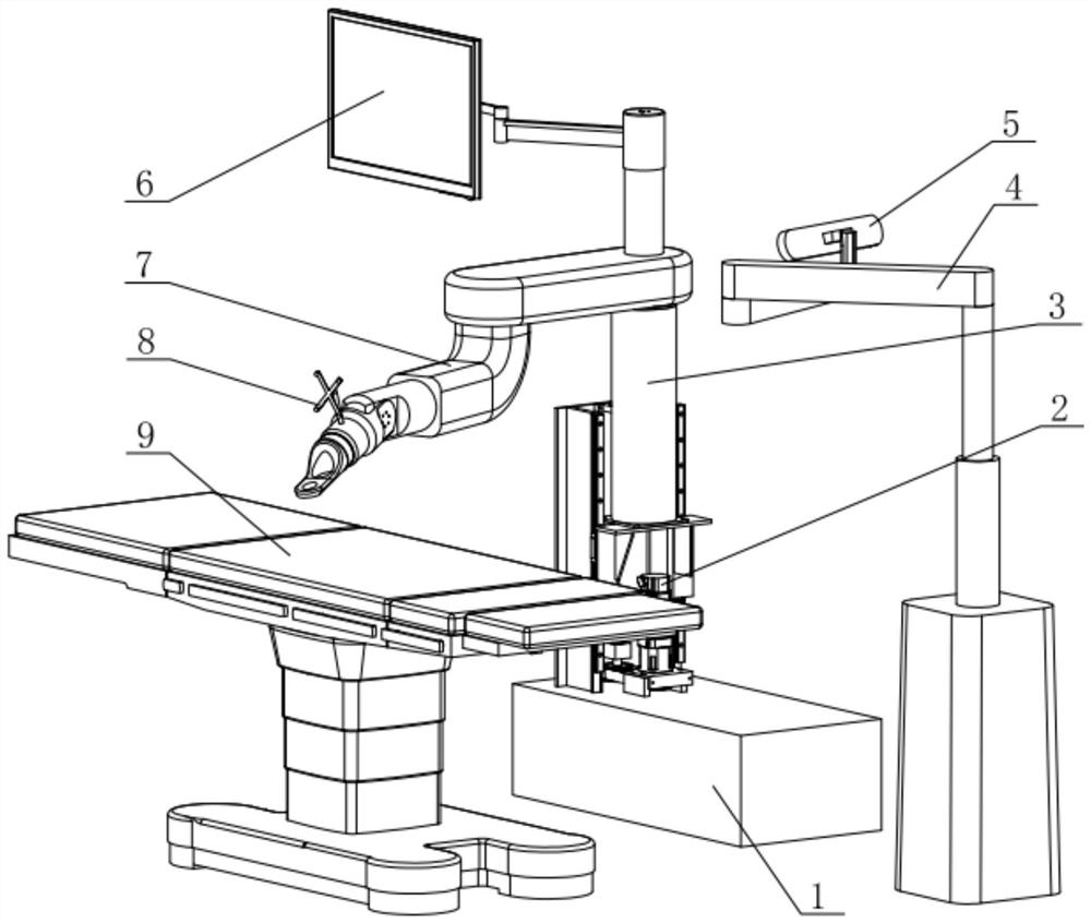 Intelligent auxiliary positioning orthopedic surgery robot system and operation method thereof