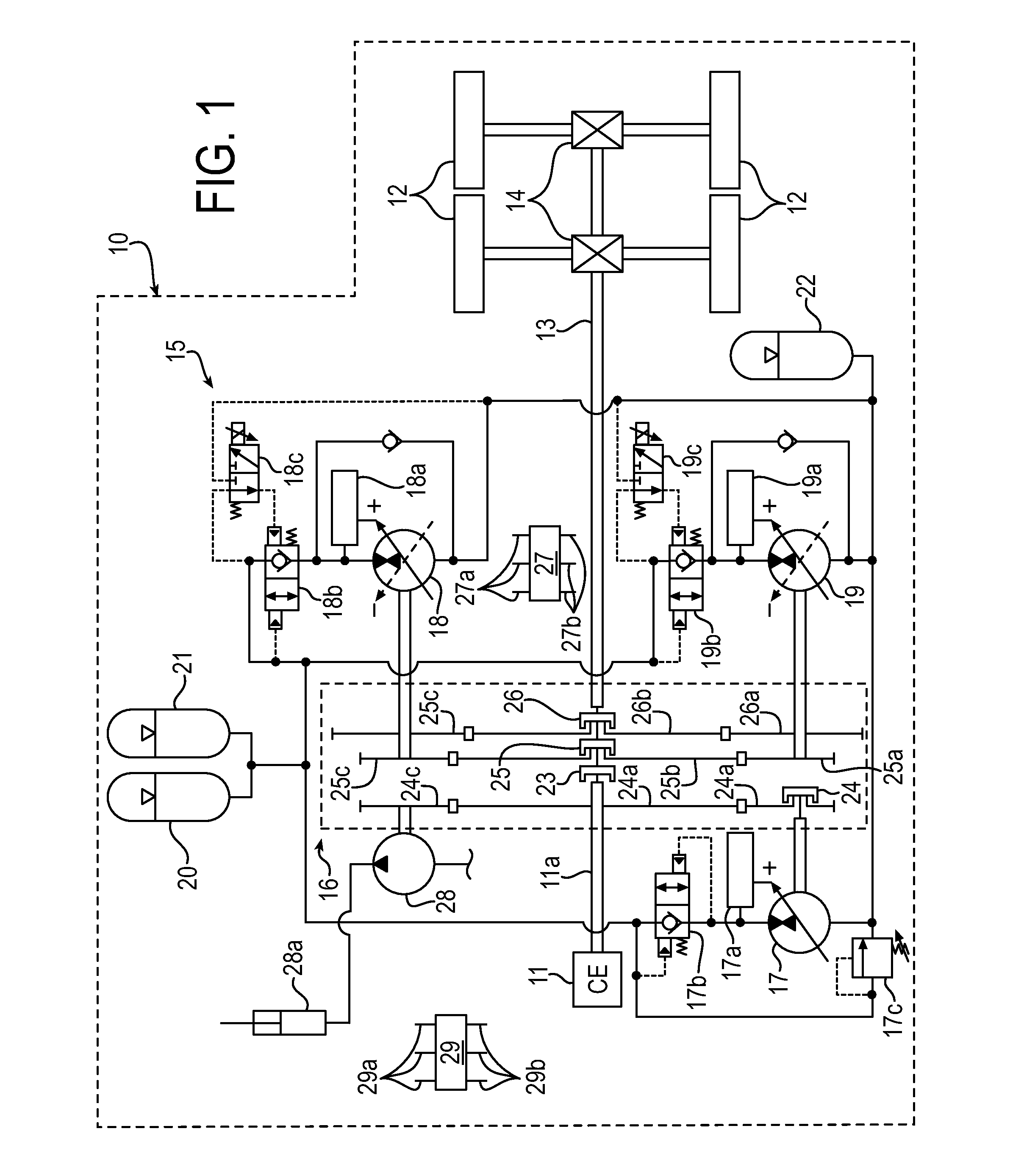 Hybrid drive behicle control method and system