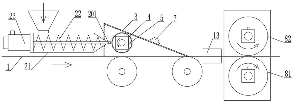 High-viscosity battery slurry coating device and coating method thereof