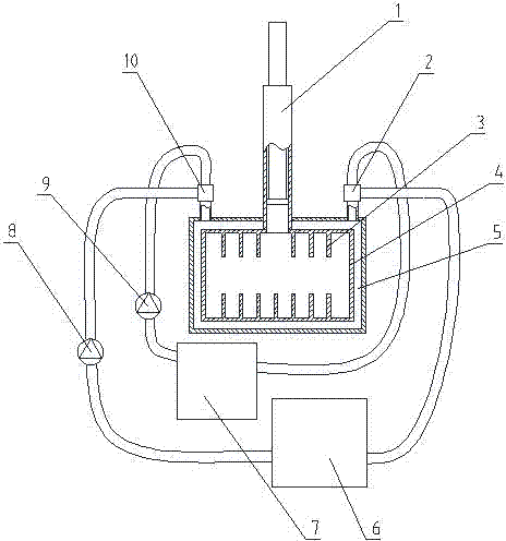 Liquid heating machine and power output device