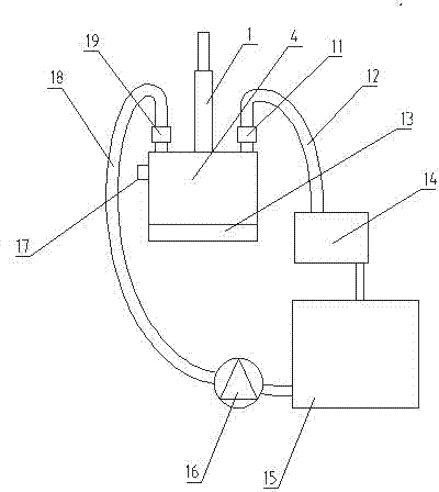 Liquid heating machine and power output device