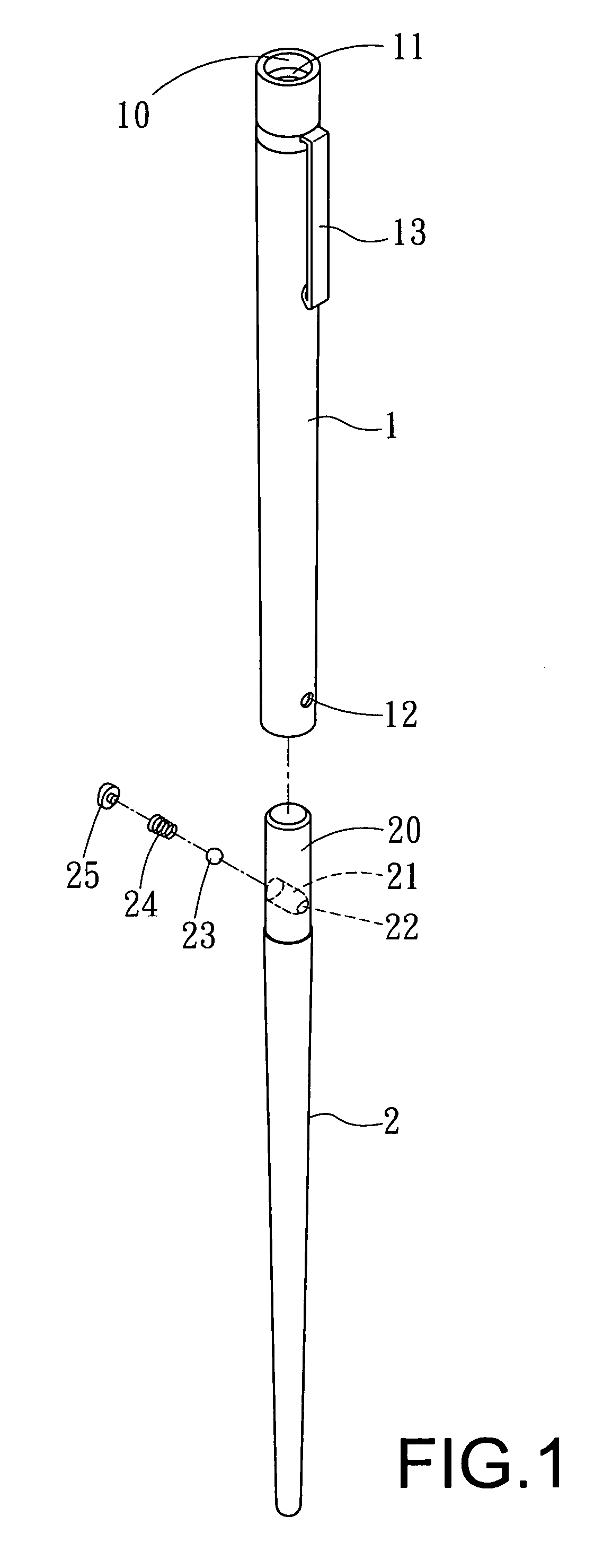 Detachable chopstick