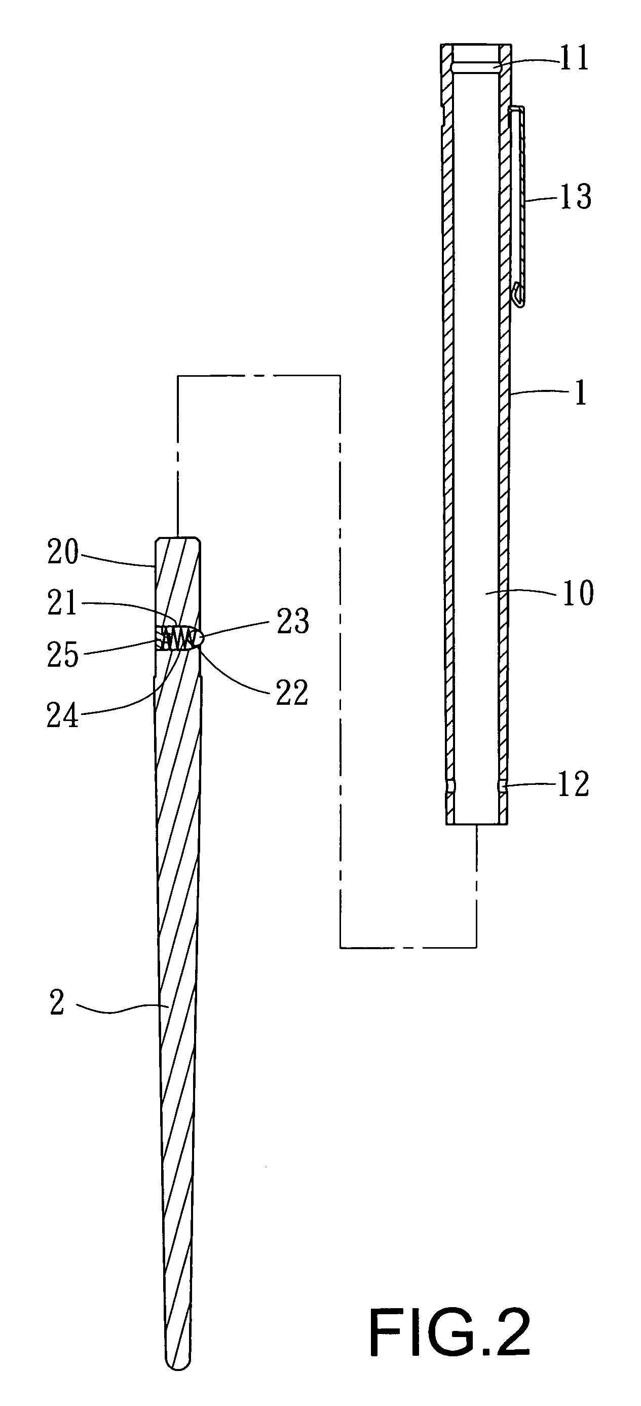 Detachable chopstick