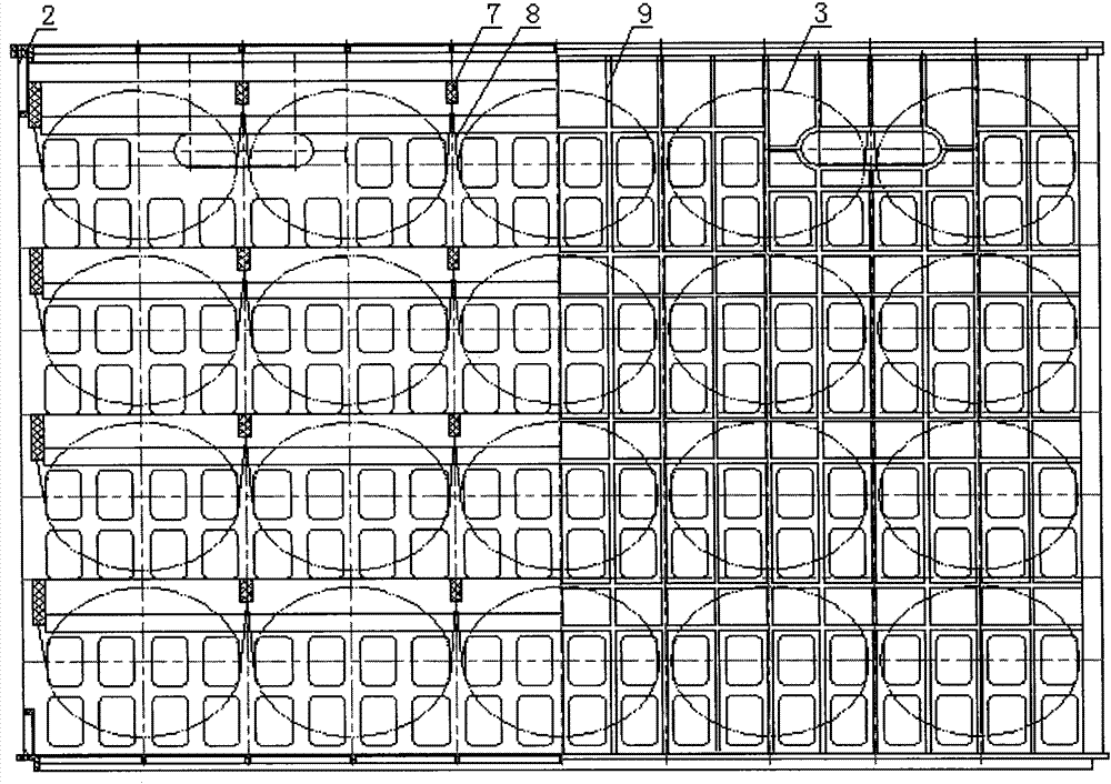 Fish loading system and fish loading method for transporting live fish horizontally without water