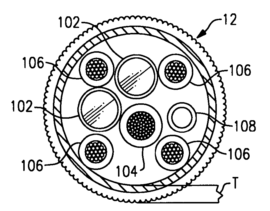 Borescope comprising fluid supply system