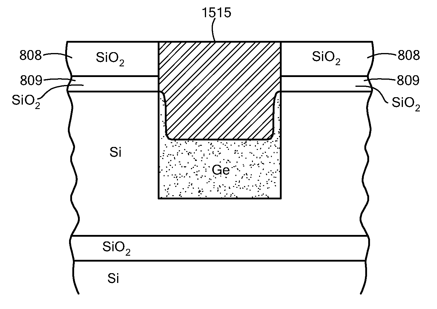 Recessed Germanium (Ge) Diode