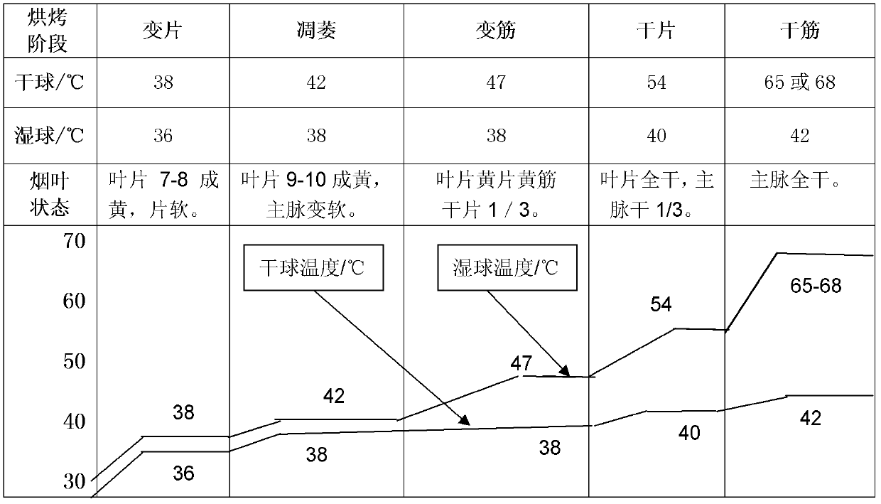 Precision five-phase quintuple-correspondence roasting bulk-curing process for tobacco