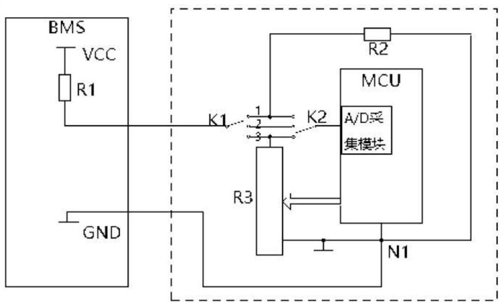 A two-wire temperature sensor analog circuit