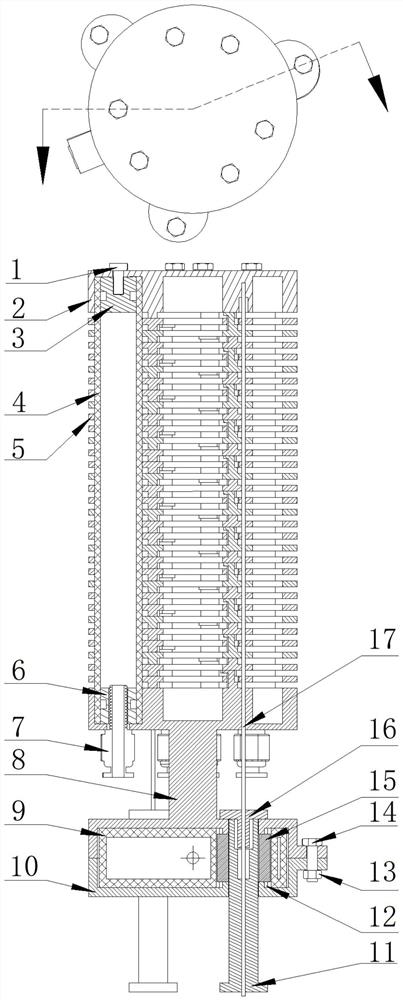 Nested restraint ring flexible arm with braking function