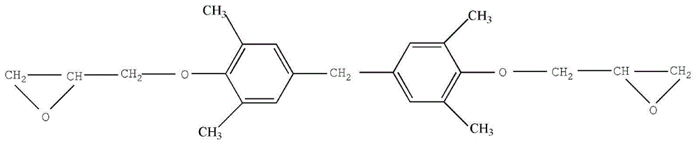 Preparation method of tetramethyl bisphenol F epoxy resin