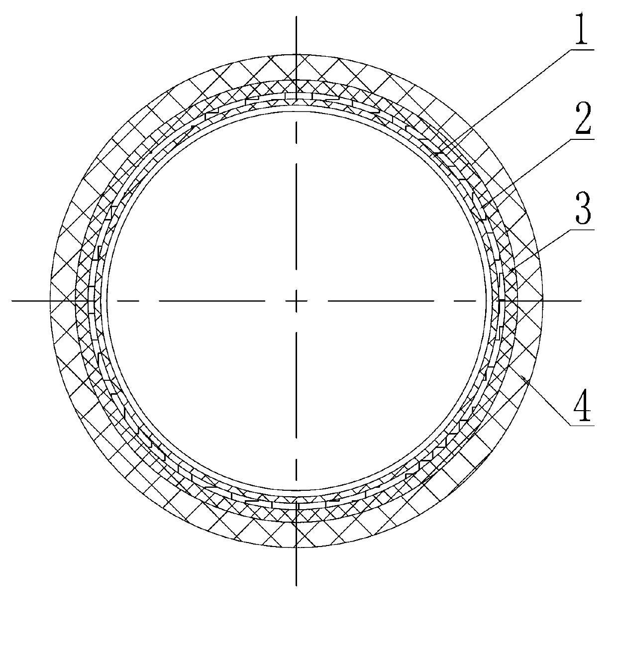 Conductive fiberglass reinforced polyester anode tube and preparation method thereof