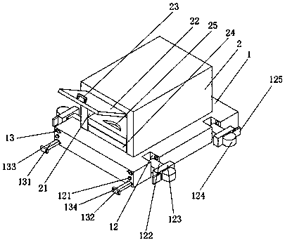 Novel concrete stirring pile machine stabilizing device