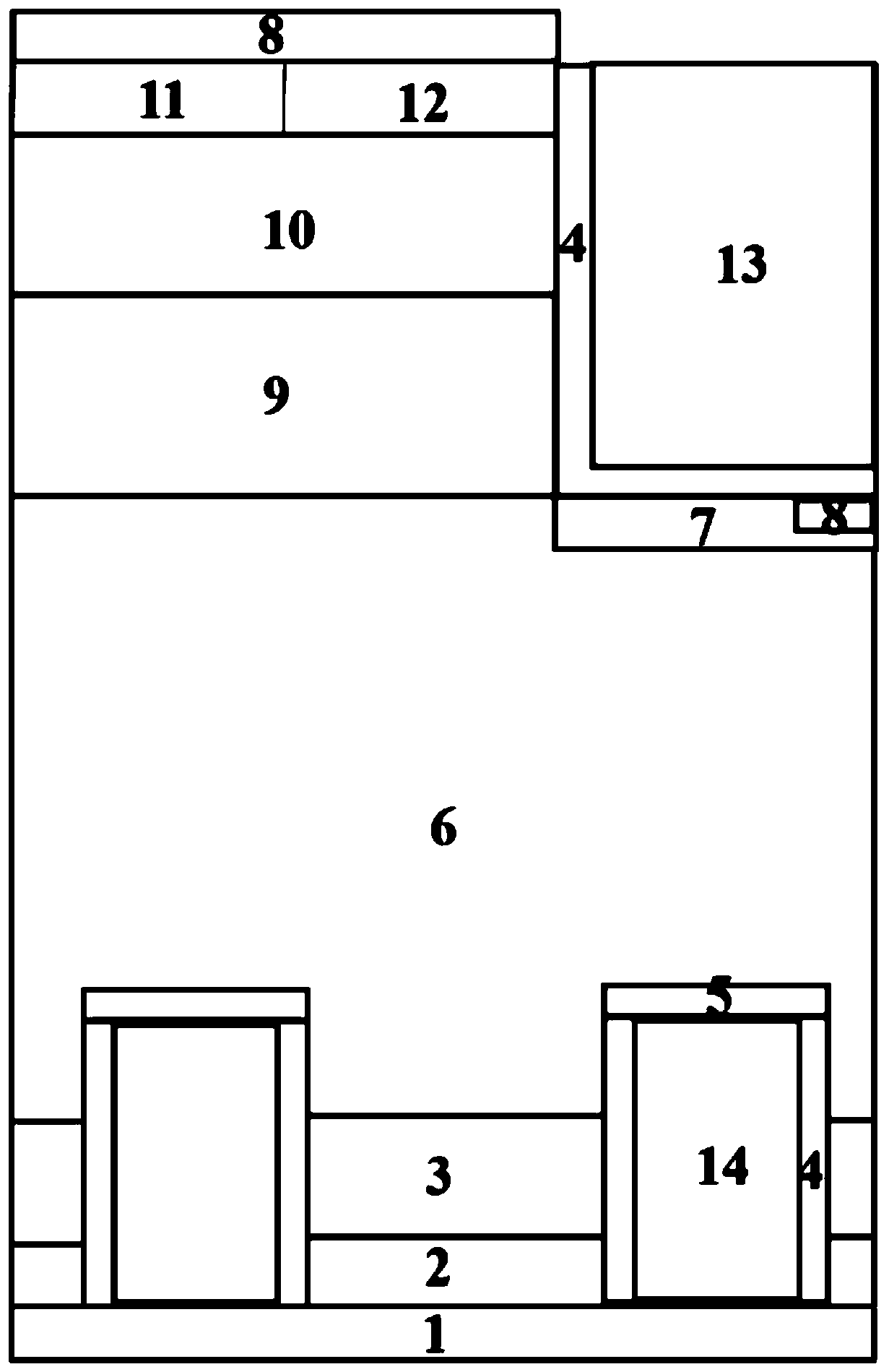 Silicon carbide trench IGBT structure and manufacturing method thereof