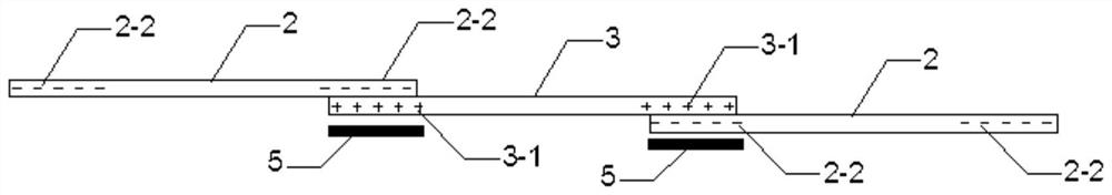 Anti-seepage membrane joint self-adhesive device and self-adhesive water-cutting curtain construction method