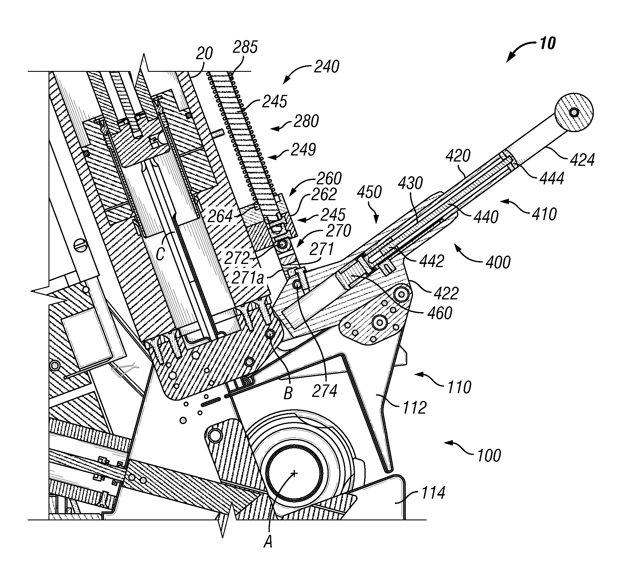 Manually operable clipping-machine