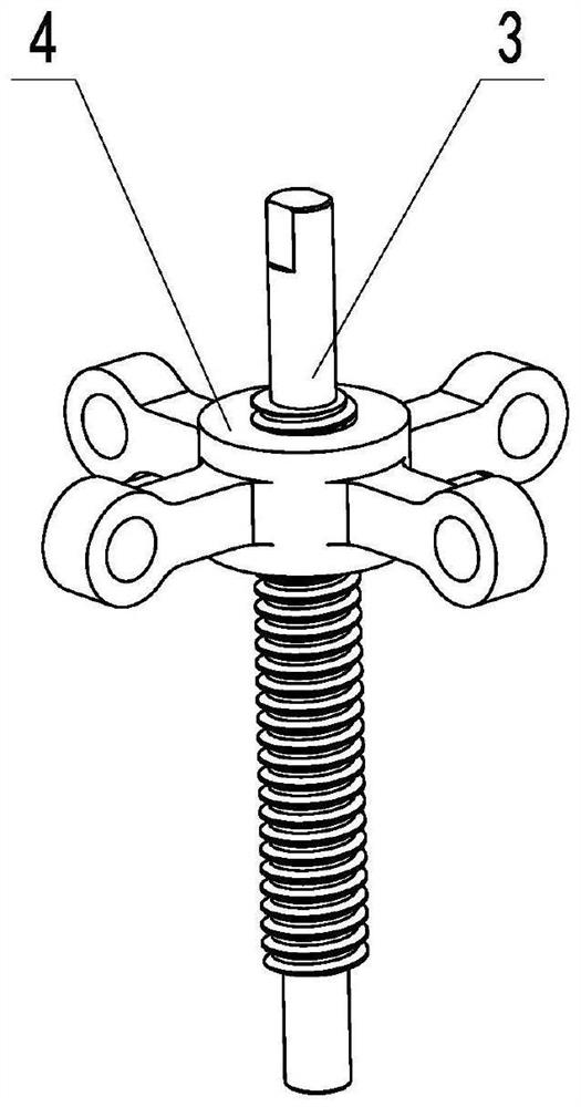 Compact multi-antenna structure capable of being automatically unfolded