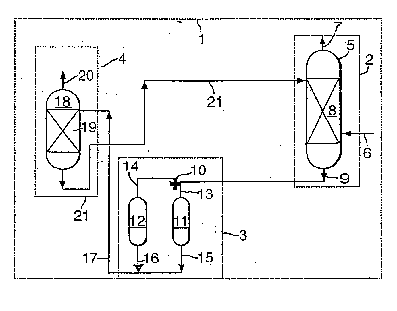 Process for Treating a Loaded Solvent Stream Having a Time-Varying Concentration of Contaminant