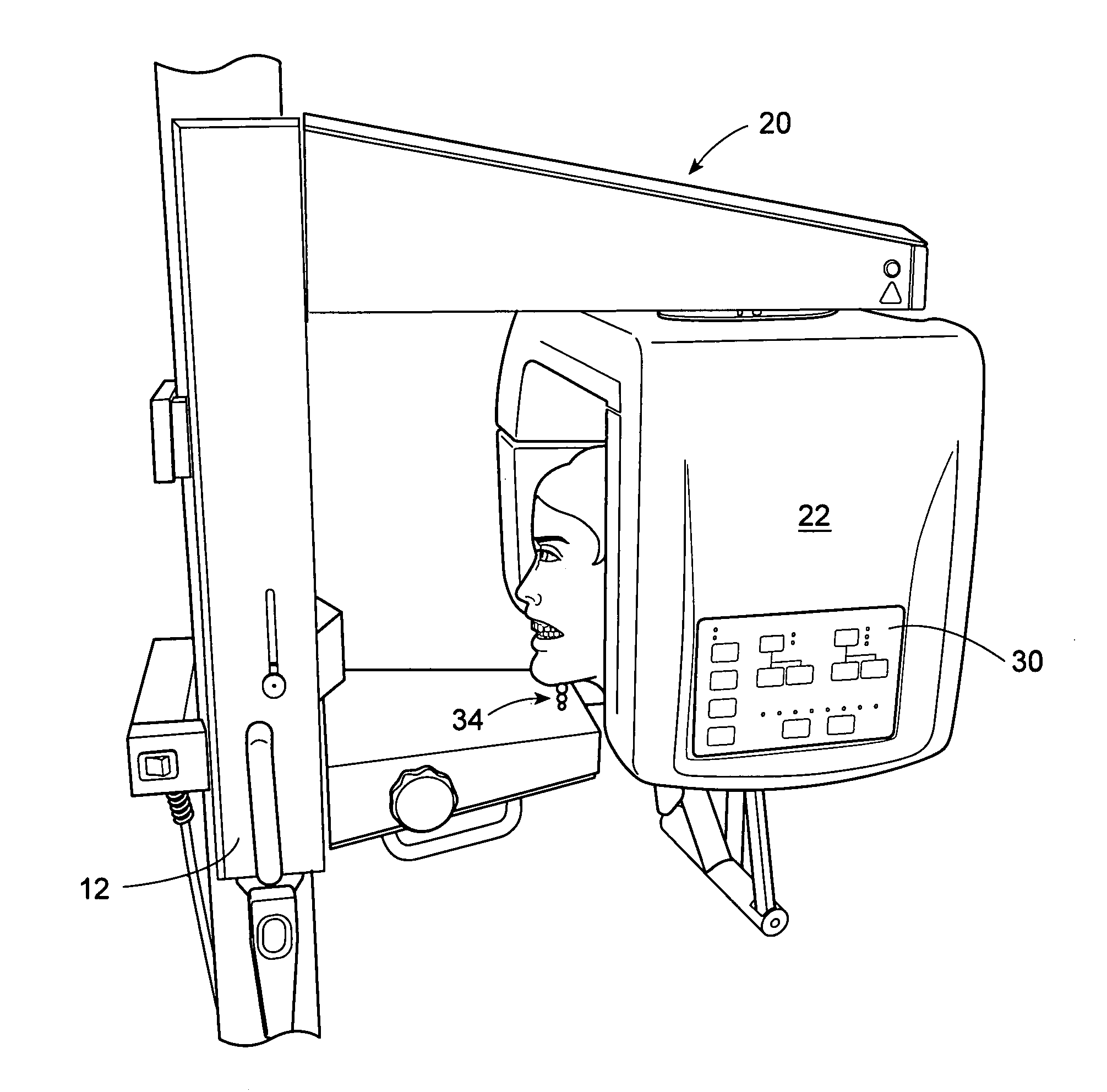 System and method for computing oral bone mineral density with a panoramic x-ray system