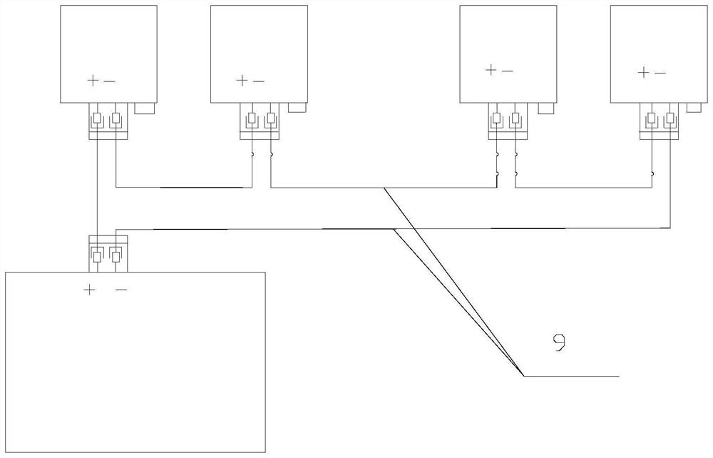 Power lithium ion battery pack one-support-more electrical performance test system