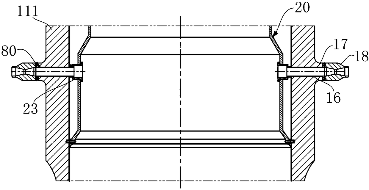 Reactor pressure container and working method thereof