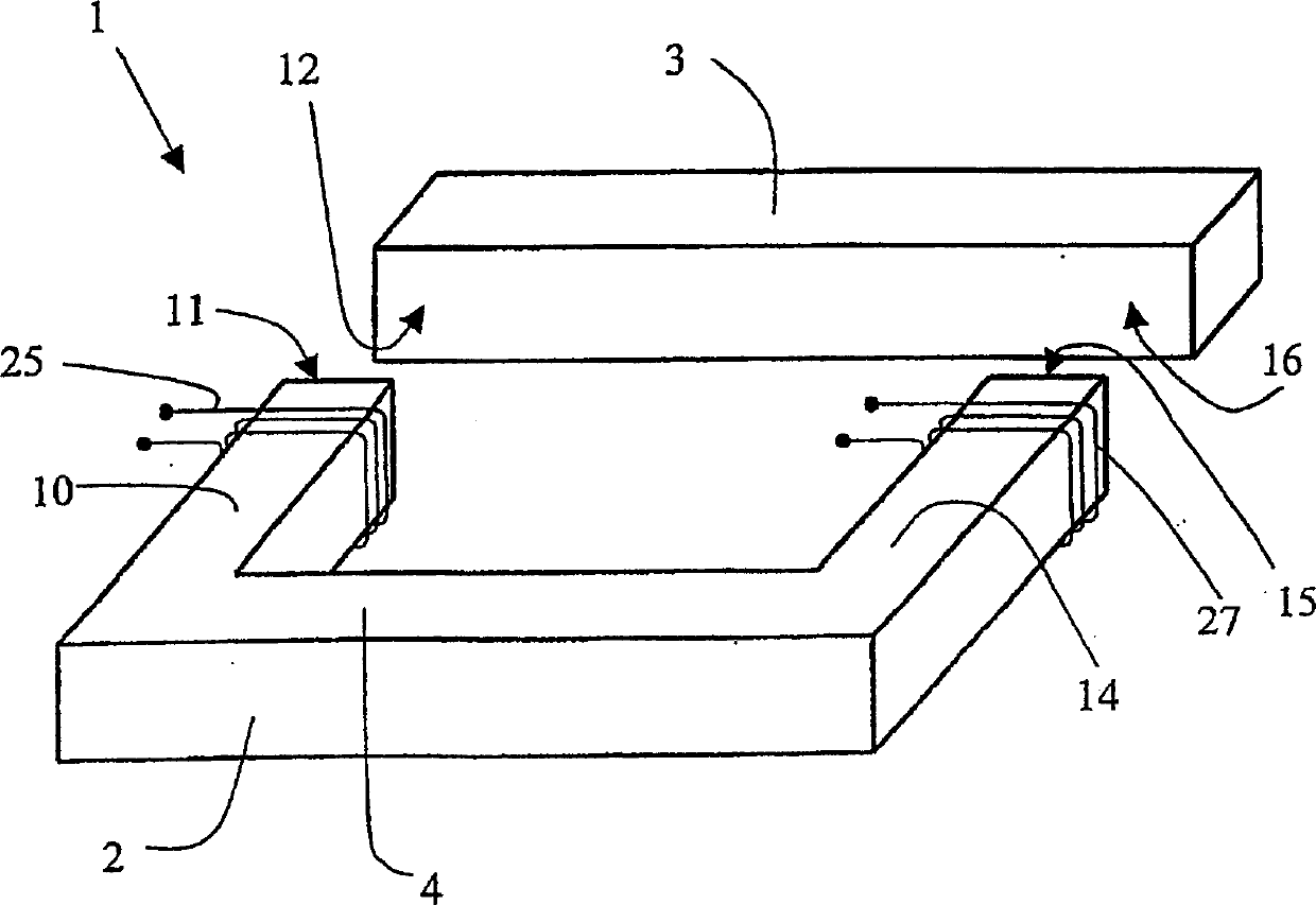 Bulk amorphous metal inductive device