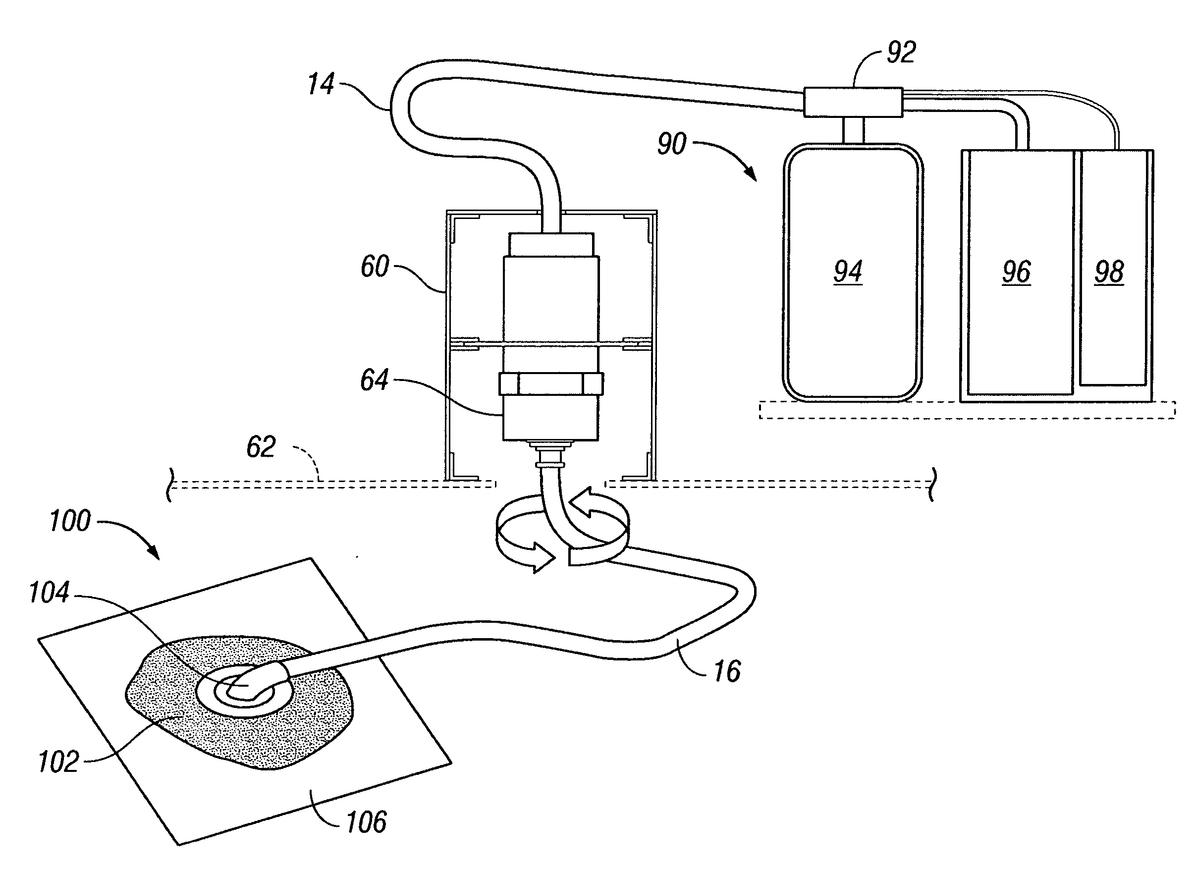 Inline swivel connection for multi-lumen tubing