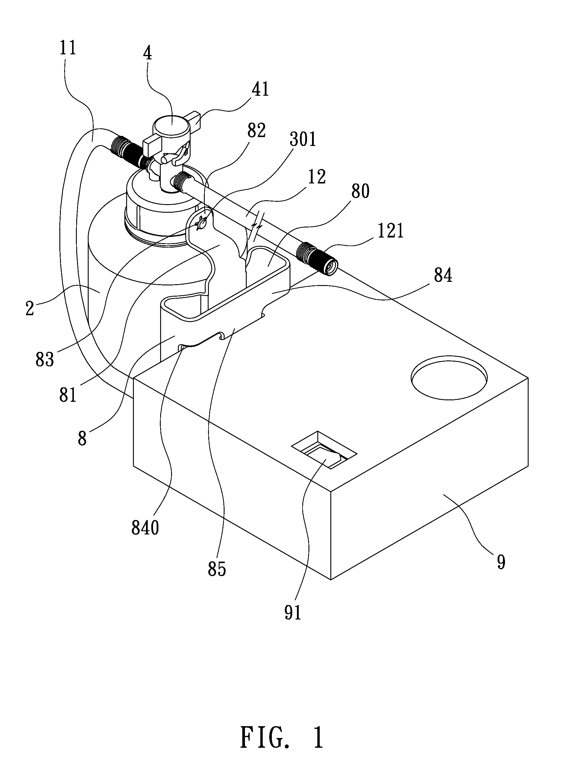 Emergency repair kit for punctured tires