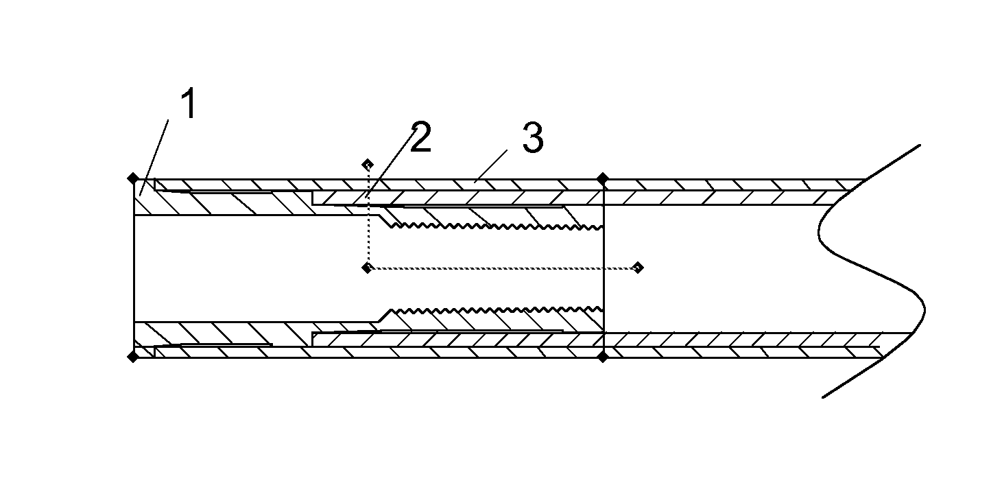 Hybrid arrow insert