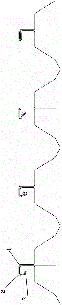 Metal roof panel whipstitching method